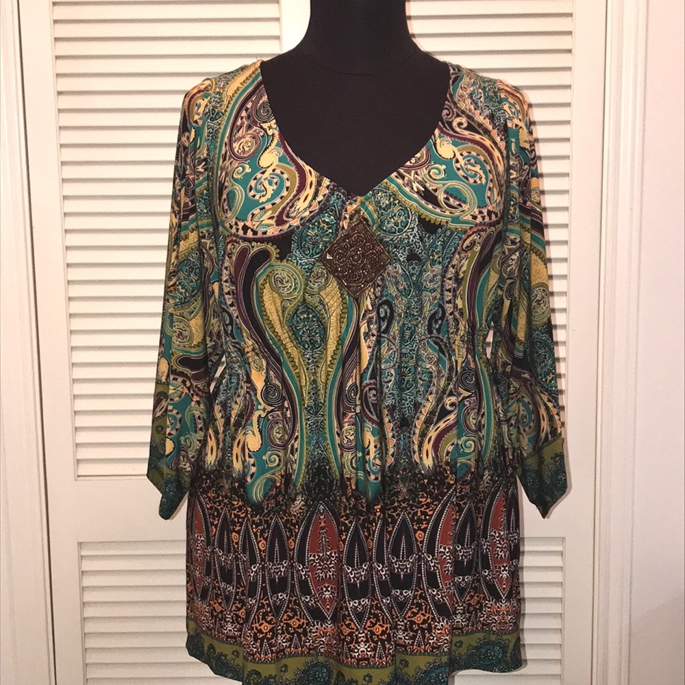 Colorful Blouse by One World